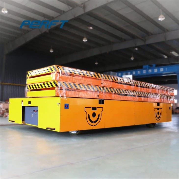 Trackless Transfer Trolley For Handing Metal Parts